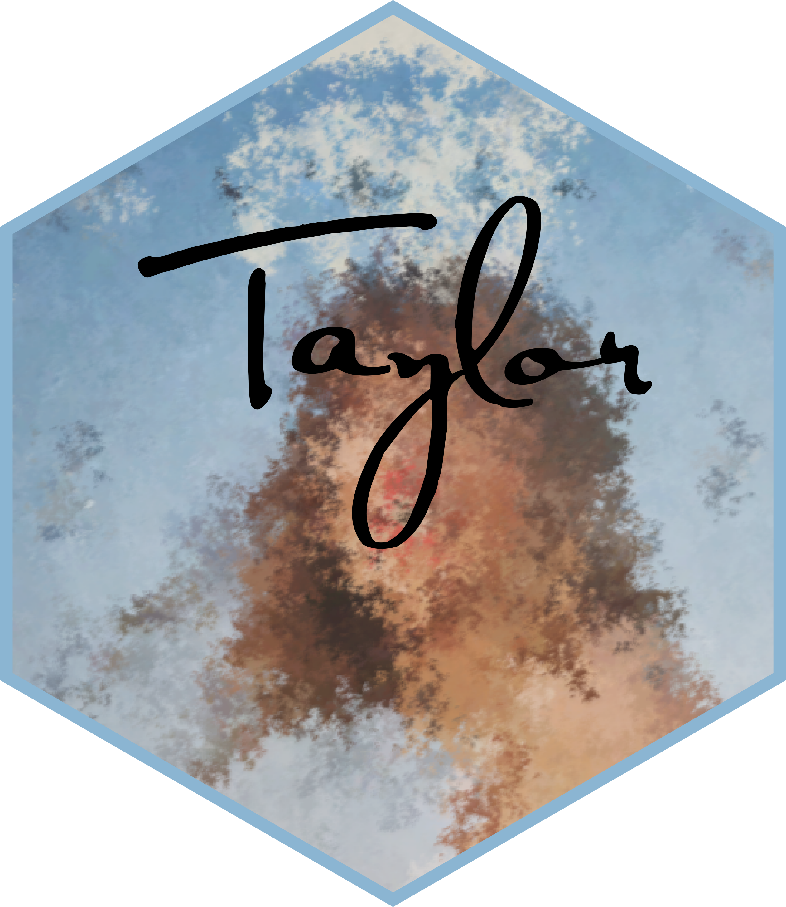 Hex logo for the taylor package.